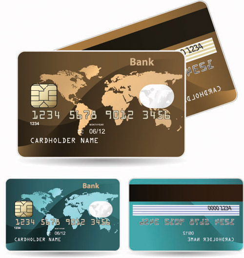 free vector Credit card bank card vector